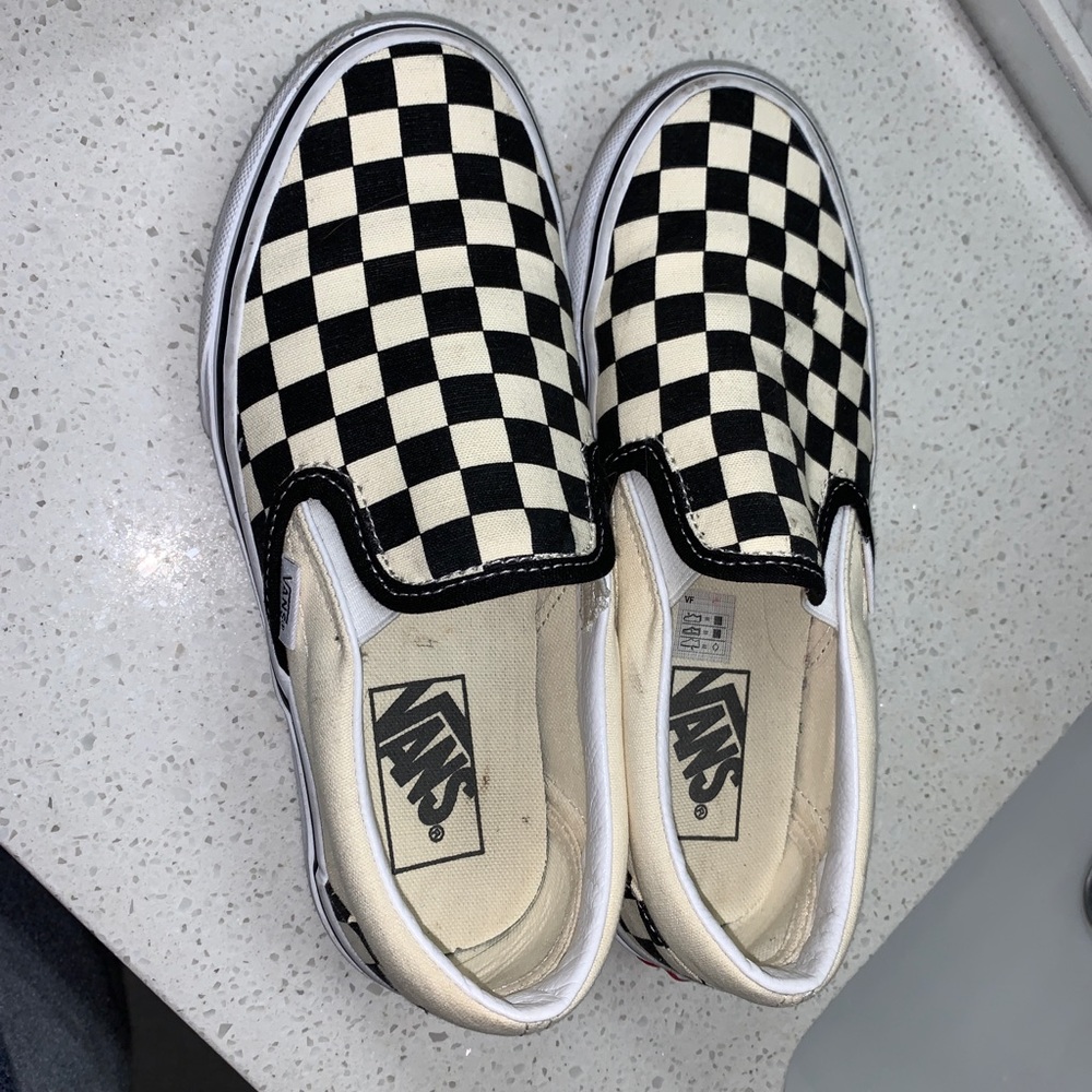 Checkered vans